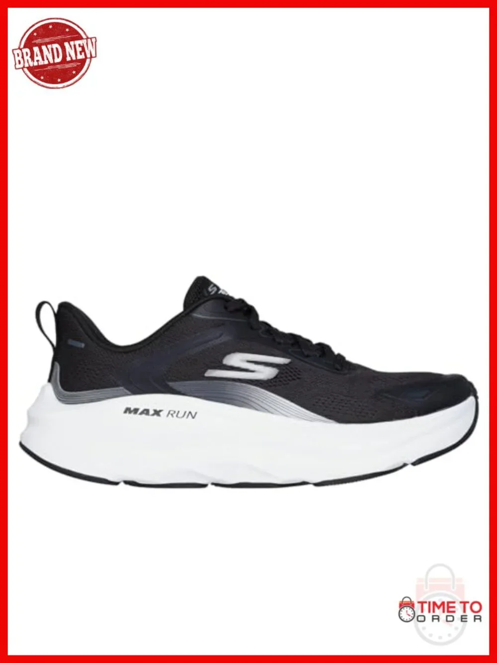 Max Cushioning Running Shoes with Goodyear Outsole, Breathable Mesh